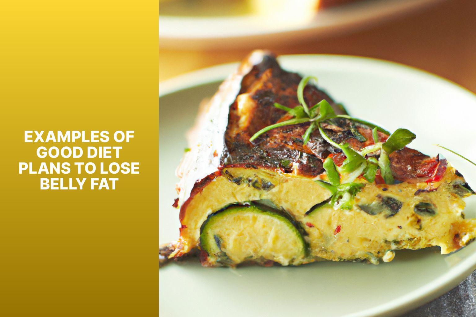 Examples of Good Diet Plans to Lose Belly Fat - good diet plans to lose belly fat